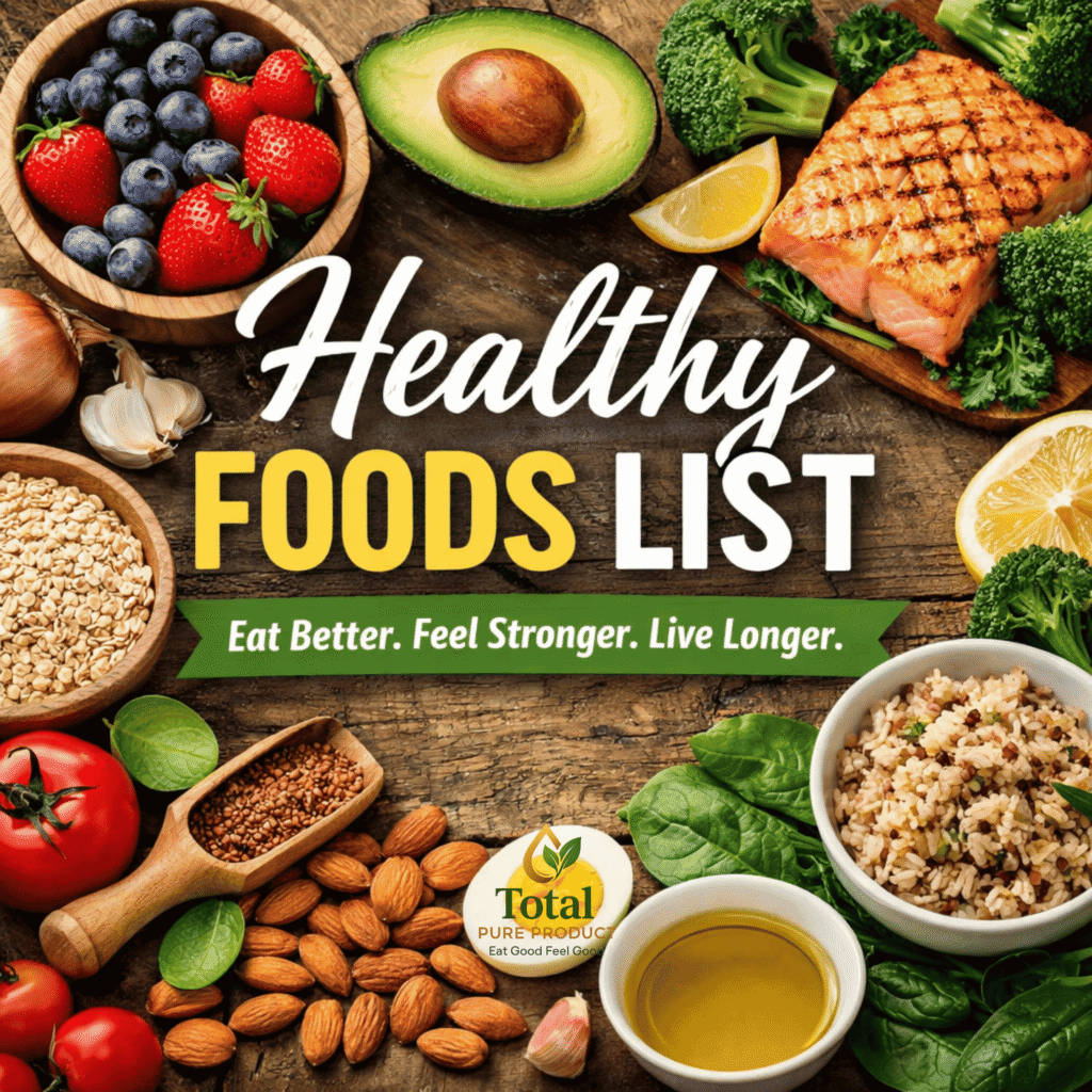 healthy foods list