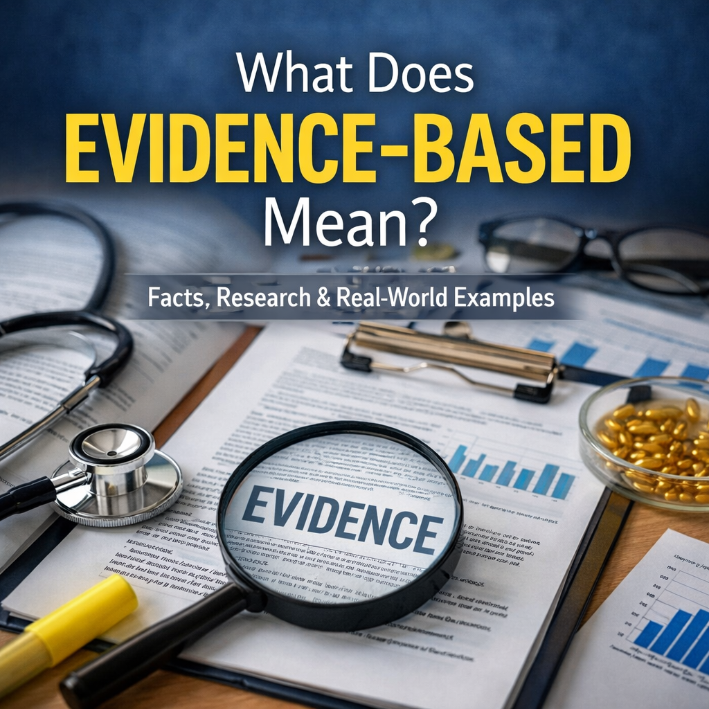 what does evidence based mean