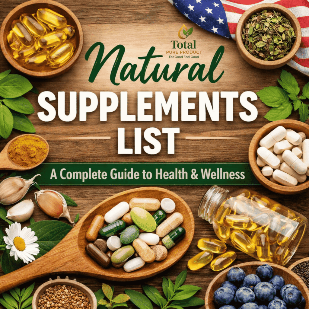 natural supplements list