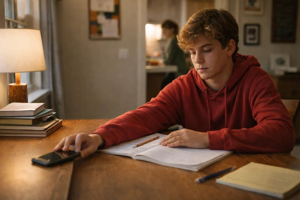 teen smartphone use and focus