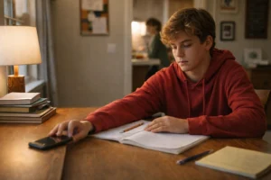 teen smartphone use and focus